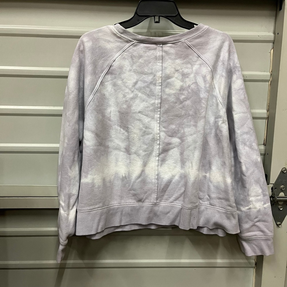 JoyLab Womens XXL Purple Tie Dye Raglan Crewneck Sweatshirt Pullover - Picture 4 of 4